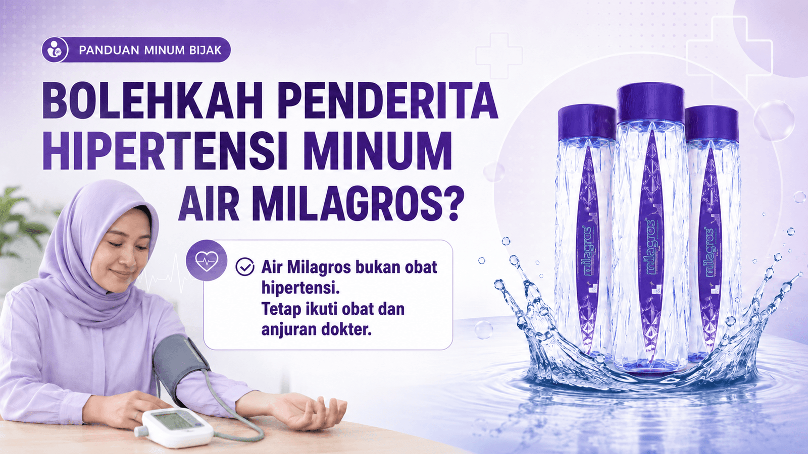 Bolehkah penderita hipertensi minum Air Milagros